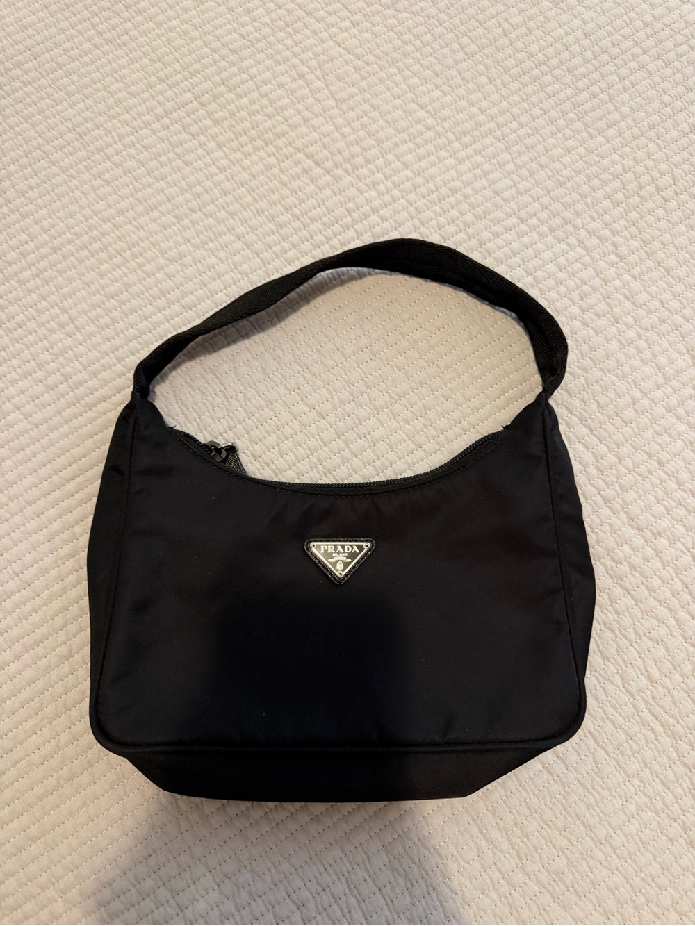 Prada Black Nylon Shoulder Bag